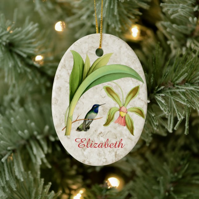 Violet Headed Hummingbird Ornament (Baum)