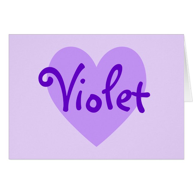 Violet Heart (Vorderseite (Horizontal))