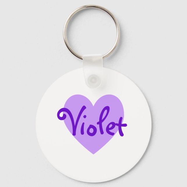 Violet Heart Schlüsselanhänger (Vorderseite)