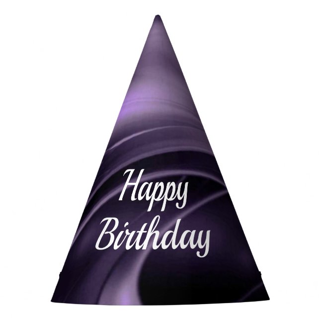 Violet Heaven Birthday Partyhütchen (Vorderseite)