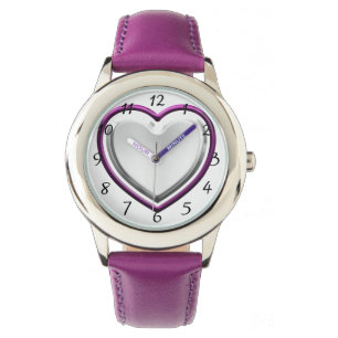 Violet Herz Armbanduhr
