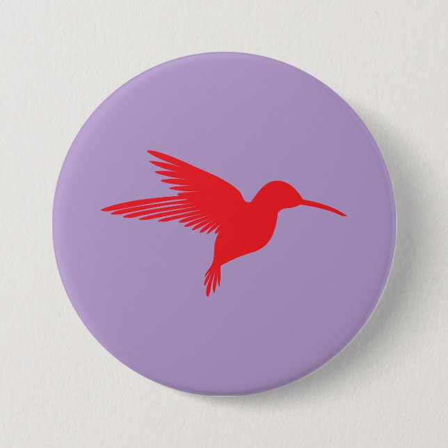 Violet Hummingbird Buttons (Vorderseite)