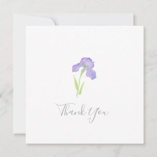 Violet Iris Carte de remerciements
