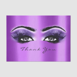 Violet Lila Amethytst Metallic Vielen Dank Seidenpapier