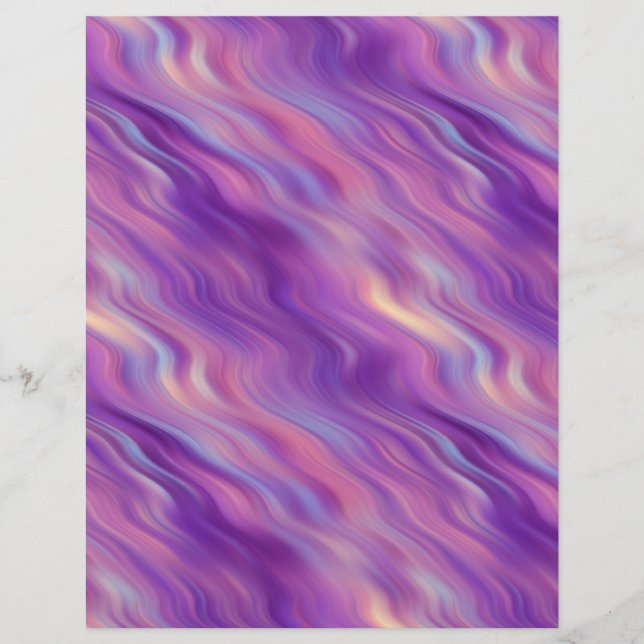Violet Lila Wavy Textur (Vorderseite)