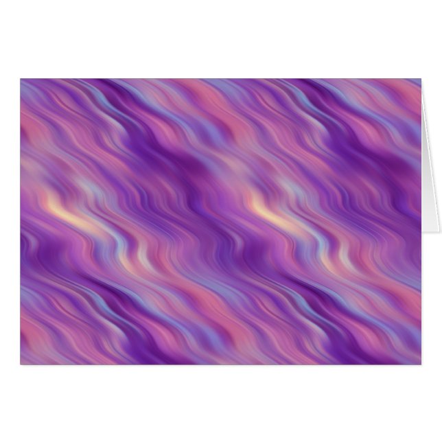 Violet Lila Wavy Textur (Vorderseite (Horizontal))