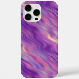 Violet Lila Wavy Textur iPhone 16 Pro Max Hülle