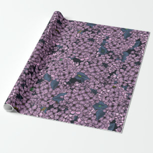 Violet Lilac Garden Geschenkpapier