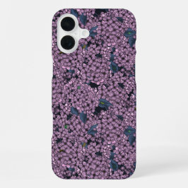 Violet Lilac Garden iPhone 16 Plus Hülle