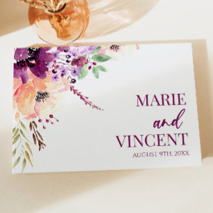 Violet Magenta Lila Blume Gästebuch