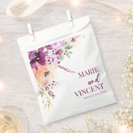 Violet Magenta Lila Blume Geschenktütchen