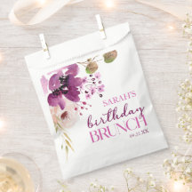 Violet Magenta Lila florale Geburtstagsparty Brunc
