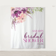 Violet Magenta Lila florales Brautparty