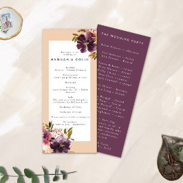 Violet Meadows Modern Fall Floral Programm