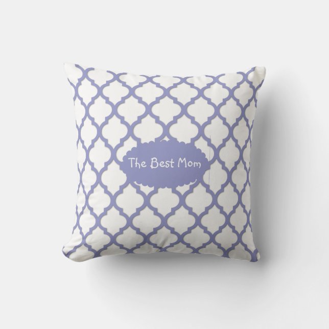 Violet Mütter Tag Pillow Kissen (Vorderseite)