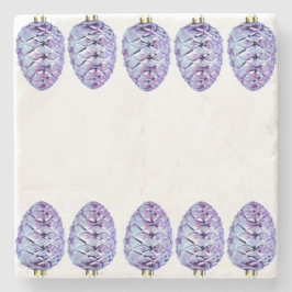 Violet Pinecones Untersetzer