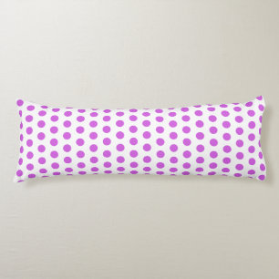 Violet Polka Docht Lila, weiße Farben Niedlich Seitenschläferkissen