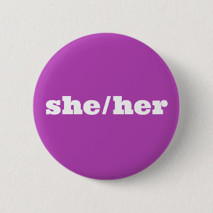 Violet-Pronoun-Taste Sie/sie Button