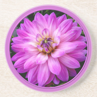 Violet/Purple Dahlia Sandstein Untersetzer