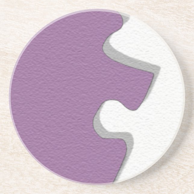 Violet Puzzle Coaster Untersetzer (Vorne)