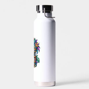 Violet Reef Sentinel Tiki-Maske Trinkflasche