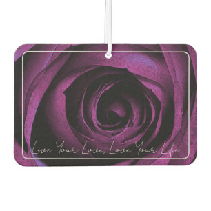 Violet Rose Air Freshener mit Foto Ops - HAMbyWG Autolufterfrischer