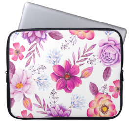 Violet rose laptopschutzhülle