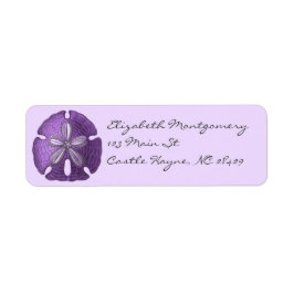 Violet Sand Dollar Labels