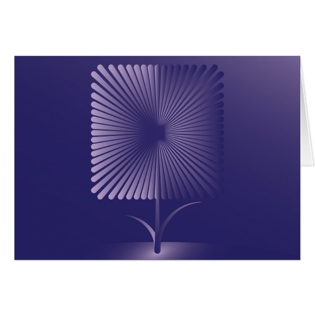 Violet square flower (Vorderseite (Horizontal))