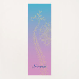 Violet to Blue Mandala Yoga Mat Yogamatte