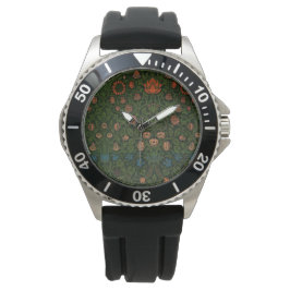 Violet und Columbine (von William Morris) Armbanduhr