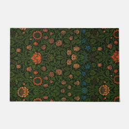 Violet und Columbine (von William Morris) Fußmatte
