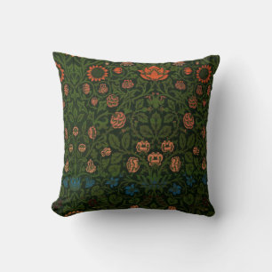 Violet und Columbine (von William Morris) Kissen