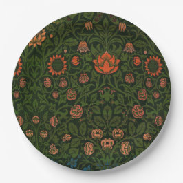 Violet und Columbine (von William Morris) Pappteller