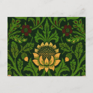 Violet und Columbine von William Morris Postkarte