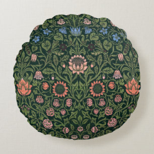 Violet und Columbine von William Morris Rundes Kissen