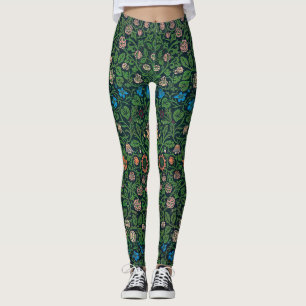 Violet und Columbine, William Morris Leggings