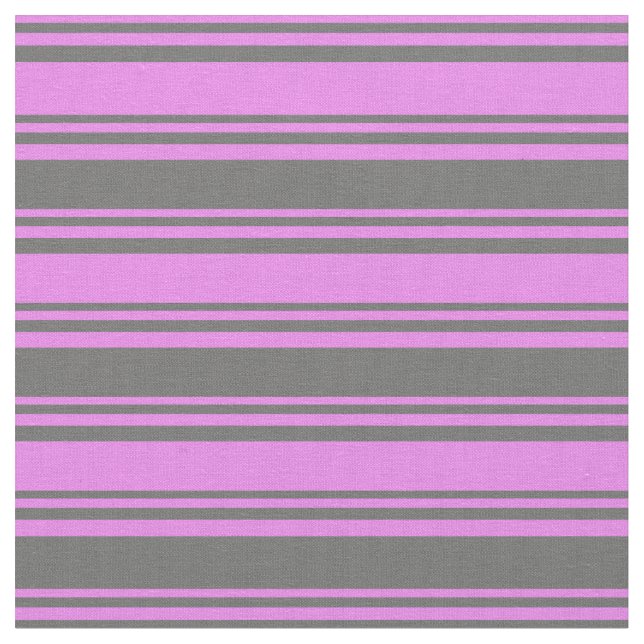 Violet und dunkelgraue, farbige Linienmuster Stoff (Nahaufnahme)