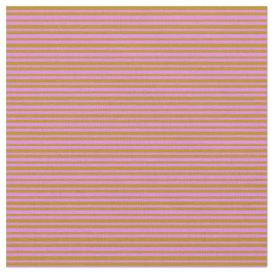 Violet und dunkles Goldenrod farbiges Muster Stoff