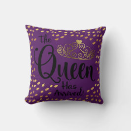 Violet und Gold Queen Tiara Decorator Pillow Kissen