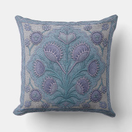 Violet Venus FlyTrap Pillow Kissen