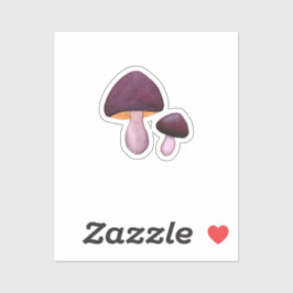 Violet Webcap (Cortinarius violaceus) Aufkleber