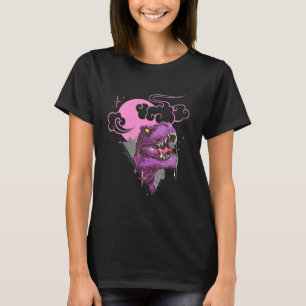 Violet Wildlife Tyrannosaurus T-Rex Dinosaur Wild T-Shirt