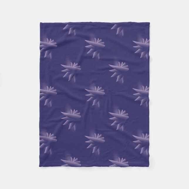 Violet Wings Fleecedecke (Vorderseite)