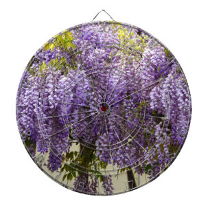 Violet Wisteria Blume Dartscheibe