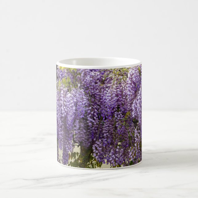 Violet Wisteria Blume Kaffeetasse (Mittel)