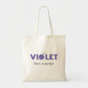 Violet Yarn Hoarder Tragetasche