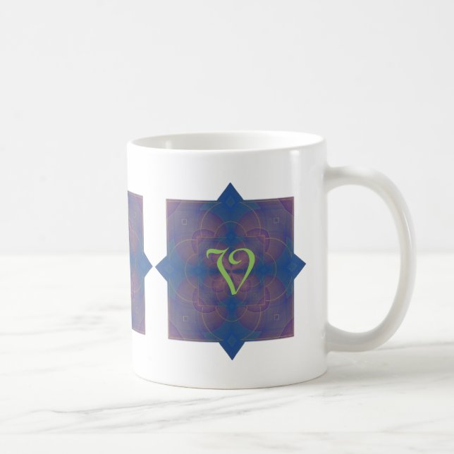 Violeta Kaleidoscope Mandala Kaffeetasse (Rechts)
