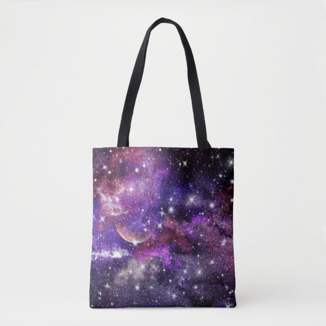 Violetgalaxie Milchstraße mit Planet Tasche (Vorderseite)