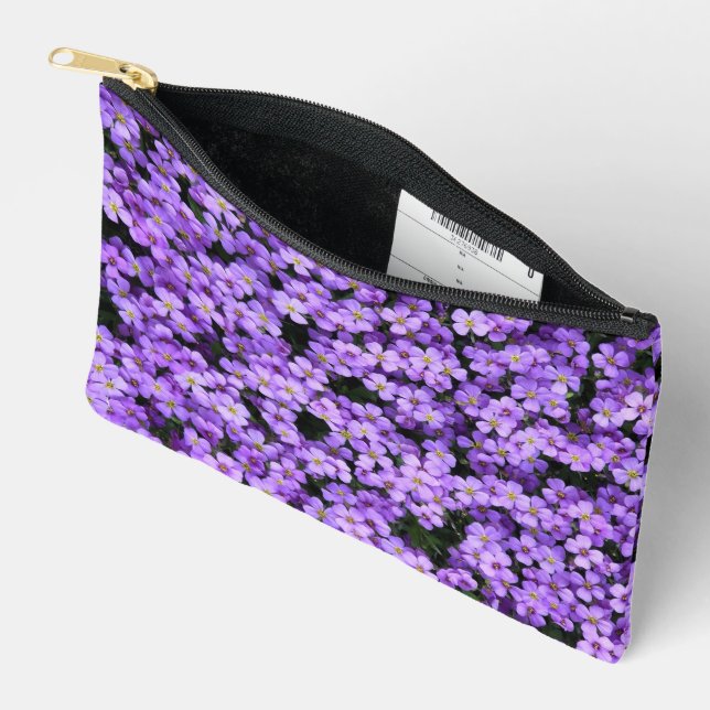 Violets Schöne Violett-Blume Zubehörtasche (Offen)